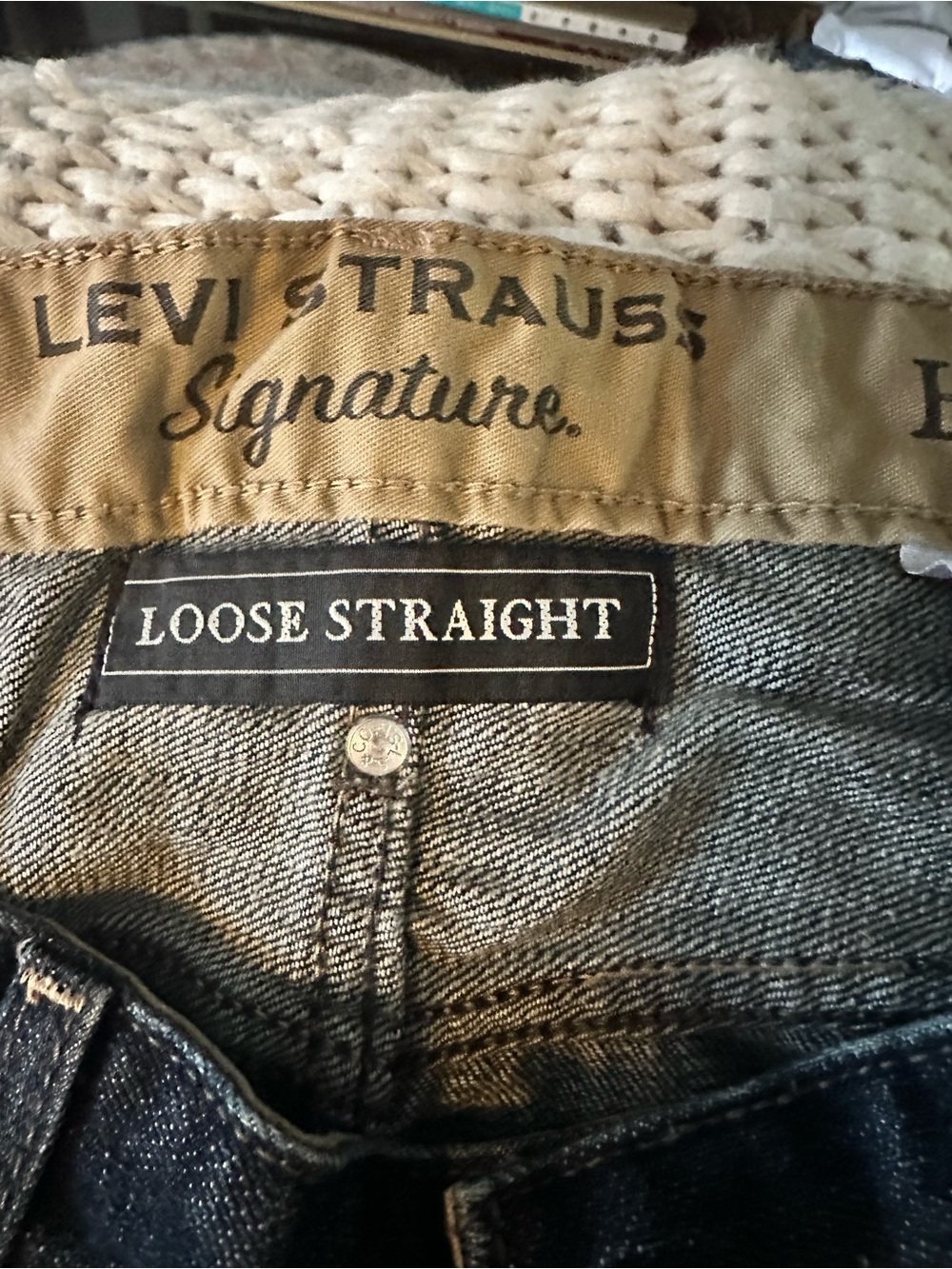Levi's Loose Straight Relaxed Jeans - Dark Blue